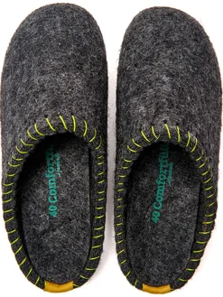 Pantoffels donkergrijs