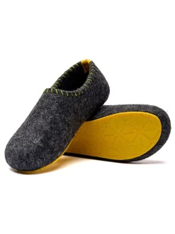 Pantoffels donkergrijs