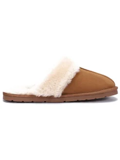 Pantoffels "Emesta" lichtbruin