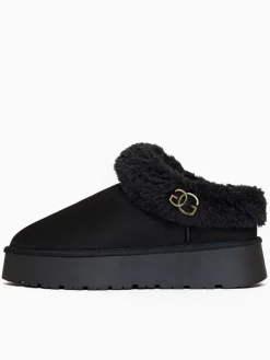 Pantoffels "Ensha" zwart