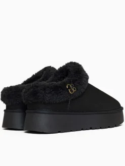 Pantoffels "Ensha" zwart