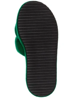 Pantoffels "Fluffy" groen