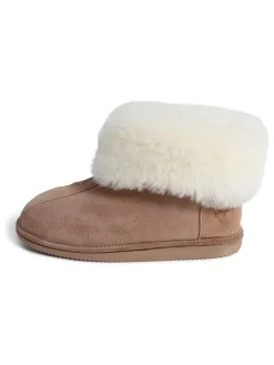 Pantoffels met lamsvacht 