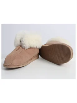 Pantoffels met lamsvacht 