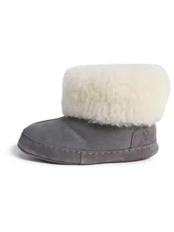 Pantoffels met lamsvacht 