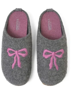 Pantoffels "Mimi Masche" antraciet