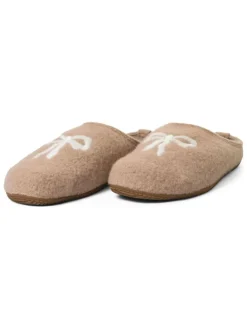 Pantoffels "Mimi Masche" beige