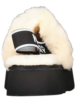 Pantoffels "Oscara" zwart