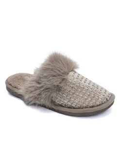 Pantoffels taupe