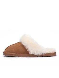 Pantoffels van schapenvacht 