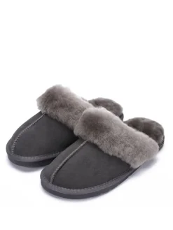 Pantoffels van schapenvacht 