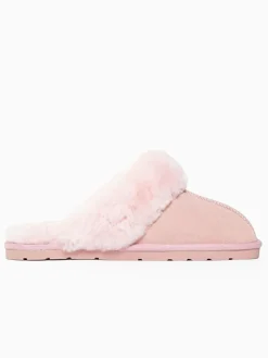 Pantoffels van schapenvacht "Emeline" lichtroze