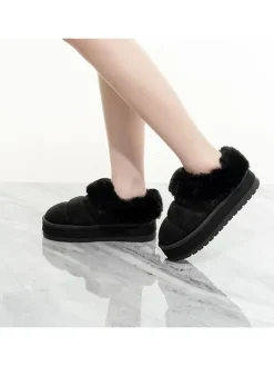 Pantoffels zwart