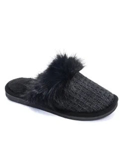 Pantoffels zwart