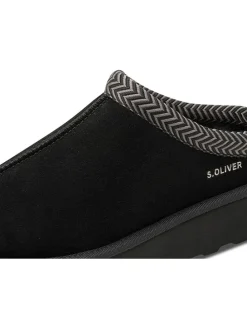 Pantoffels zwart