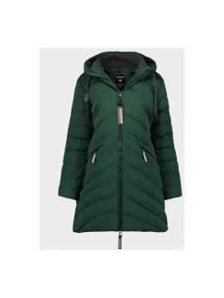 Parka "Clarisal" donkergroen
