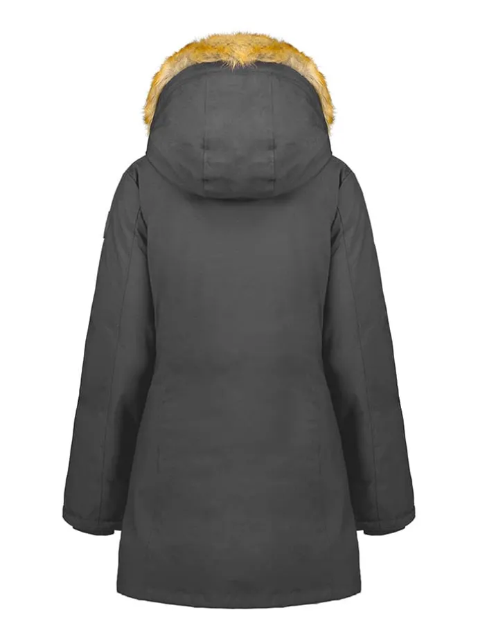Parka "Dinasty" donkergrijs