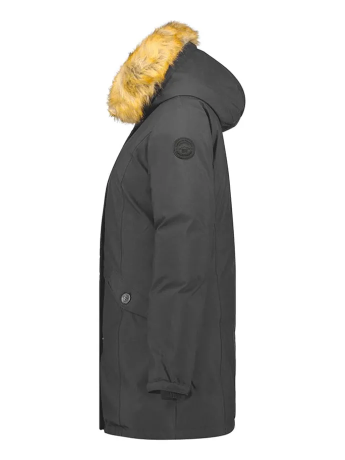 Parka "Dinasty" donkergrijs