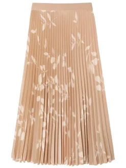 Plissérok beige/crème