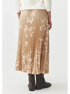 Plissérok beige/crème