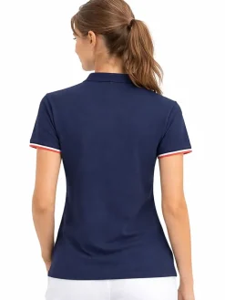 Poloshirt "Kryptonite" donkerblauw