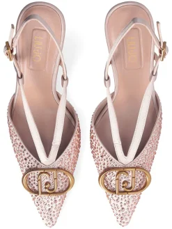 Pumps met bandje beige