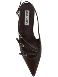 Pumps met bandje bruin