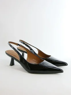 Pumps met bandje zwart
