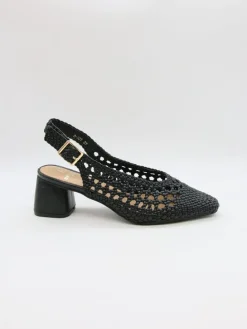 Pumps met bandje zwart