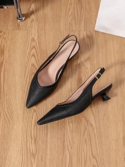 Pumps met bandje zwart