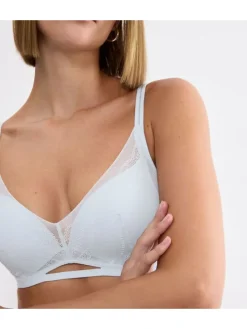 Push-up beha "Breathe & Lift Smart" lichtblauw