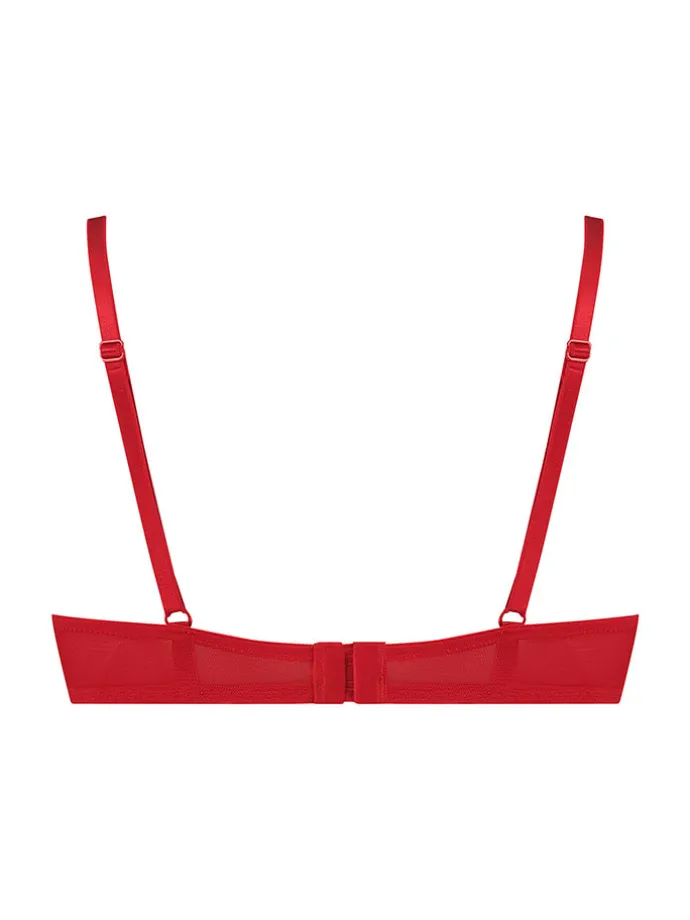 Push-up beha "Teddy" rood