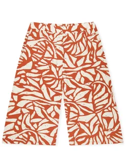 Pyjama terracotta/crème
