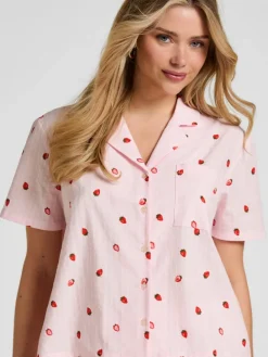 Pyjamatop lichtroze