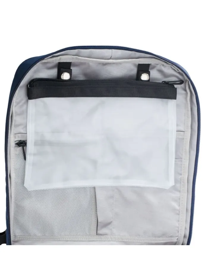 Reis-/businessrugzak donkerblauw - (B)30 x (H)40 x (D)20 cm