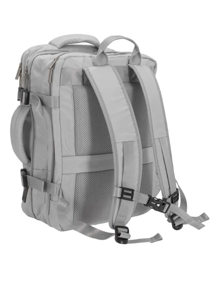 Reis-/businessrugzak grijs - (B)30 x (H)40 x (D)20 cm