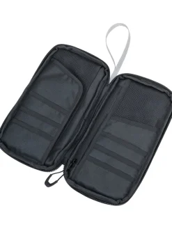 Reisdocumentenetui grijs - (B)26 x (H)14,7 x (D)2,7 cm