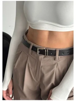 Riem zwart - (L)100 cm