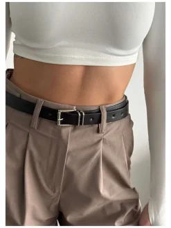 Riem zwart - (L)100 cm