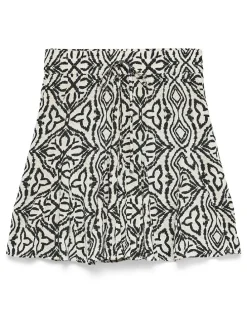 Rok beige/zwart