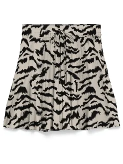 Rok beige/zwart