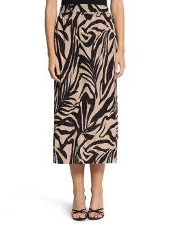 Rok beige/zwart
