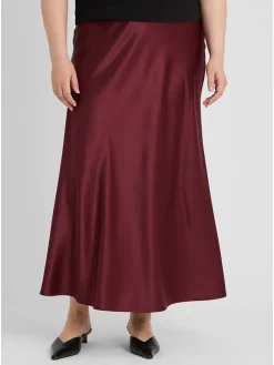 Rok bordeaux rood