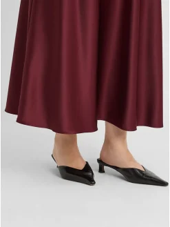 Rok bordeaux rood