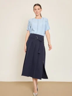 Rok donkerblauw