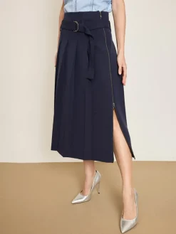Rok donkerblauw