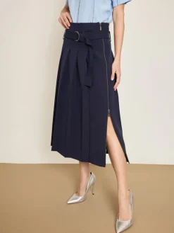 Rok donkerblauw