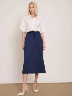 Rok donkerblauw