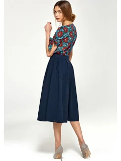 Rok donkerblauw