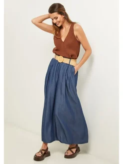 Rok donkerblauw